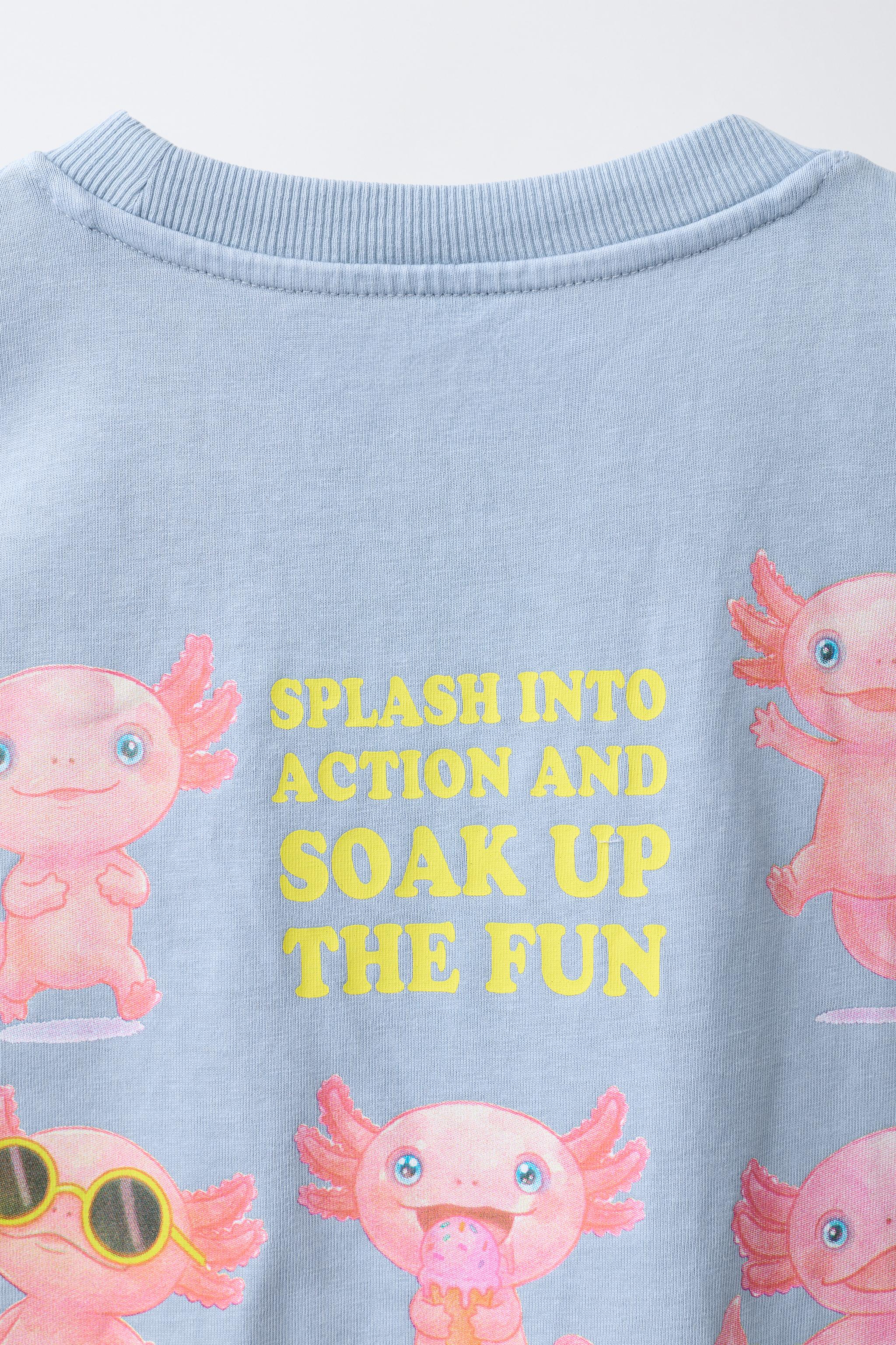 AXOLOTL PRINT T-SHIRT